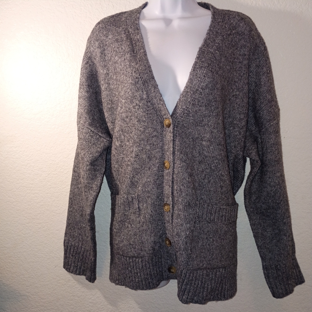 Ella Moss Cardigan Sweater Size XL Pockets Anthropologie